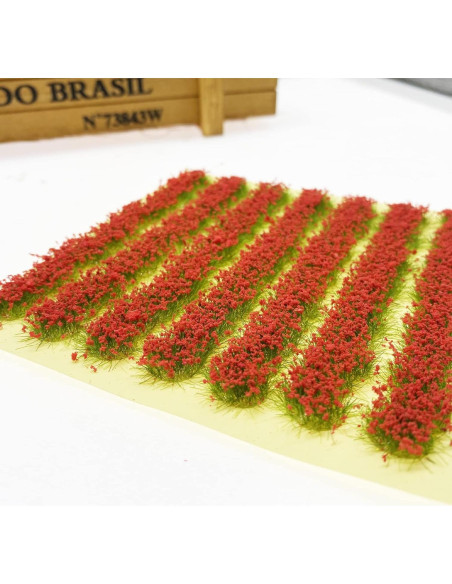 Tiras de Arbustos Miniatura Cayway 10 cm Rosa y Rojo - 2 Piezas