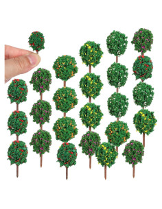 50 Pcs Árboles Miniatura Toyvian - Decoración para Dioramas y Manualidades