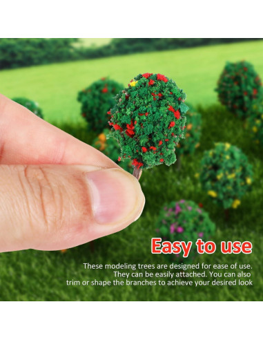 50 Pcs Árboles Miniatura Toyvian - Decoración para Dioramas y Manualidades