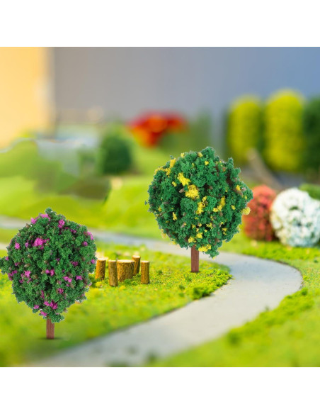 50 Pcs Árboles Miniatura Toyvian - Decoración para Dioramas y Manualidades