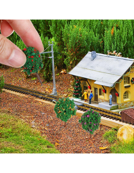 50 Pcs Árboles Miniatura Toyvian - Decoración para Dioramas y Manualidades