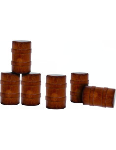 Barriles de Madera Lionel - Paquete de 6 Accesorios para Trenes 2