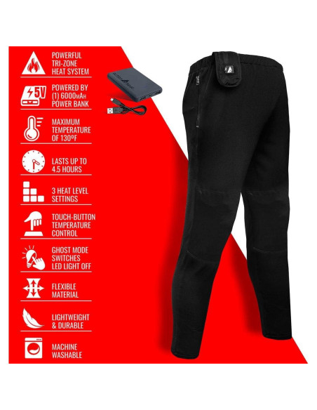 Pantalones Térmicos ActionHeat 5V Hombre XXL Calor Infrarrojo