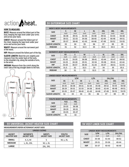 Pantalones Térmicos ActionHeat 5V Hombre XXL Calor Infrarrojo