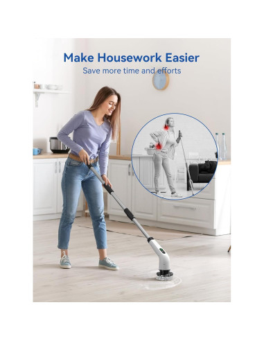 Limpiador Eléctrico de Baño Mesqool CB1001 - 120 Min Uso