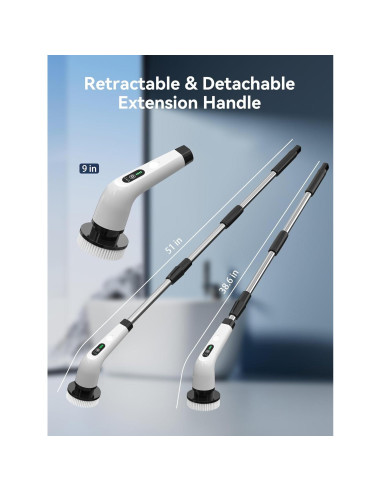 Limpiador Eléctrico de Baño Mesqool CB1001 - 120 Min Uso