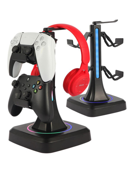 Soporte para Controladores y Auriculares RGB Yichenkeji 29 cm