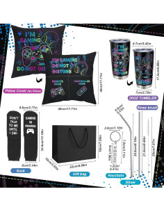 Set de Regalo Gamer Ovveroche con Vaso, Cojín y Calcetines 2