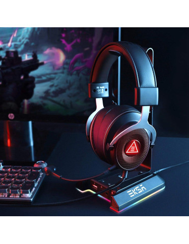 Soporte para Auriculares EKSA W1 con Iluminación RGB y Sonido 7.1