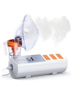 Nebulizador Portátil SANLANDOR para Adultos y Niños - Ajuste de Velocidad y Tiempo