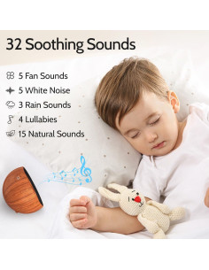 Máquina de Sonido Blanco SoundMe OCT-3 con 32 Sonidos 2