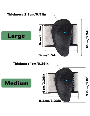 Soporte de arco PALAKATE para fascitis plantar Mediano