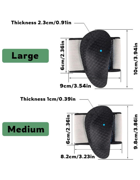Soporte de arco PALAKATE para fascitis plantar Mediano