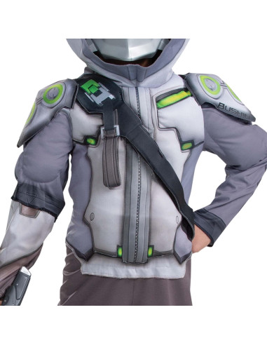 Disfraz Genji Deluxe Muscle Overwatch 2 para Niños - Talla Pequeña