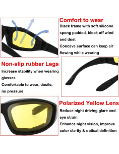 Gafas de Motocicleta The Fresh FR1401 Polarizadas UV 100% 2