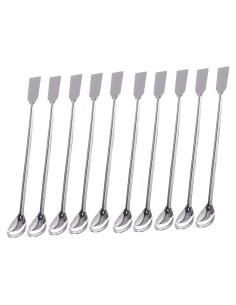 Cuchara Espátula 2 en 1 Acero Inoxidable Sunnyglade 10PCS