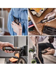 Destornillador Inalámbrico WORX WX240 4V 1.5Ah 3 Velocidades 2