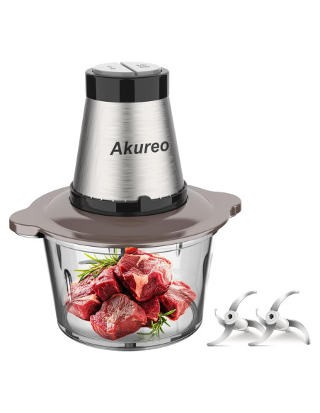 Picadora de Alimentos Eléctrica Akureo bz-01 2L 300W 2 Velocidades