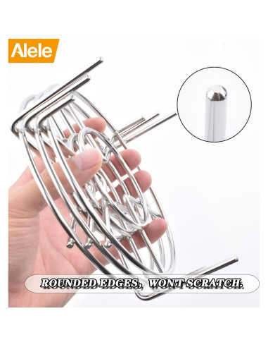 Rejilla de Vapor Alele Acero Inoxidable 6" (15.24 cm) 3 Piezas