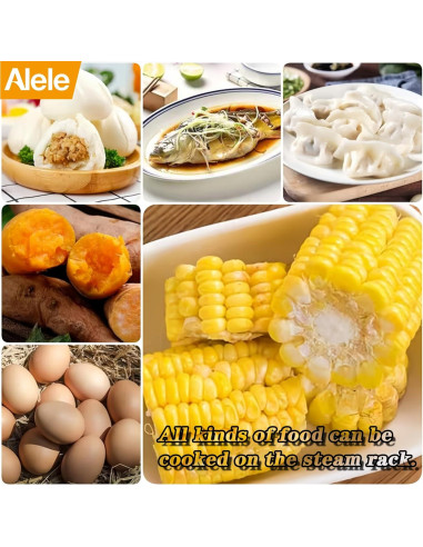 Rejilla de Vapor Alele Acero Inoxidable 6" (15.24 cm) 3 Piezas