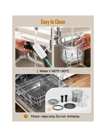 Procesador de Alimentos Eléctrico HXTech 2 Velocidades 1.72 kg