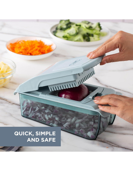 Cortador de Verduras Cook with Color YCHOP02 Azul 11 en 1