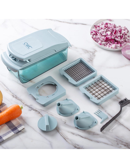 Cortador de Verduras Cook with Color YCHOP02 Azul 11 en 1