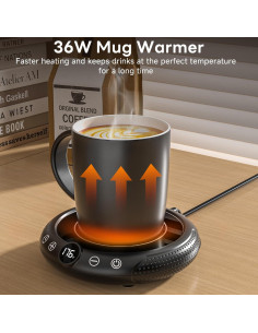 Calentador de Tazas Eléctrico GNIYUIX con 8 Temperaturas 2