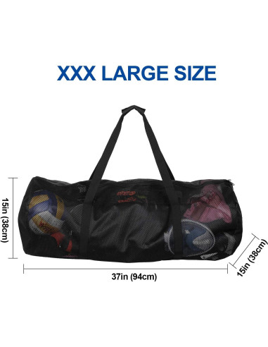 Bolsa de Malla Oumers XL 94x38cm para Buceo y Snorkel