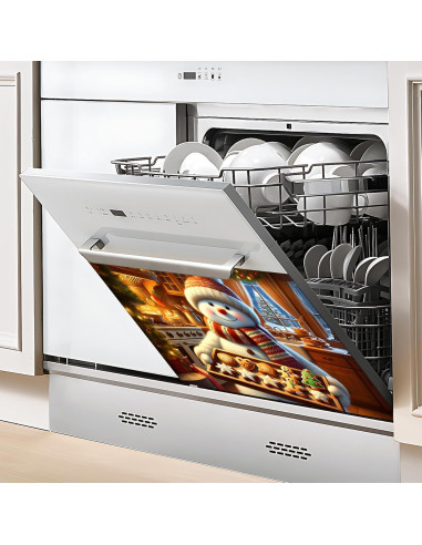 Cubierta Magnética Navidad BVBOX 58.4x43.2cm Muñeco de Nieve