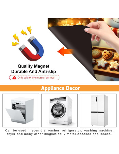 Cubierta Magnética Navidad BVBOX 58.4x43.2cm Muñeco de Nieve