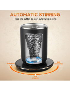 Taza auto-mezcladora XHJBaby 11oz con control de temperatura 2