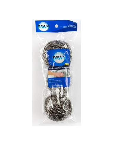 Estropajos de Acero Inoxidable Dawn - 2 Unidades