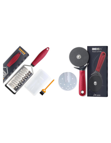 Rallador de Queso y Verduras Deiss PRO con Cortador de Pizza