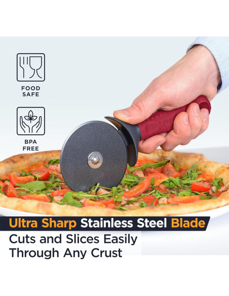 Rallador de Queso y Verduras Deiss PRO con Cortador de Pizza