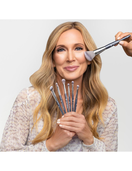 Brocha Angulada para Rubor BK BEAUTY A507 - Vegana y Suave