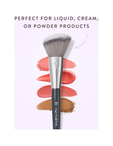 Brocha Angulada para Rubor BK BEAUTY A507 - Vegana y Suave