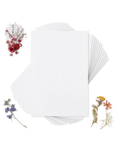 Papel Absorbente para Prensado de Flores OLYCRAFT 50Pcs 30.5x20.3cm