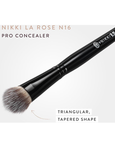 Brocha de Corrector BK Beauty N16 Nikki La Rose - Precisión y Mezcla