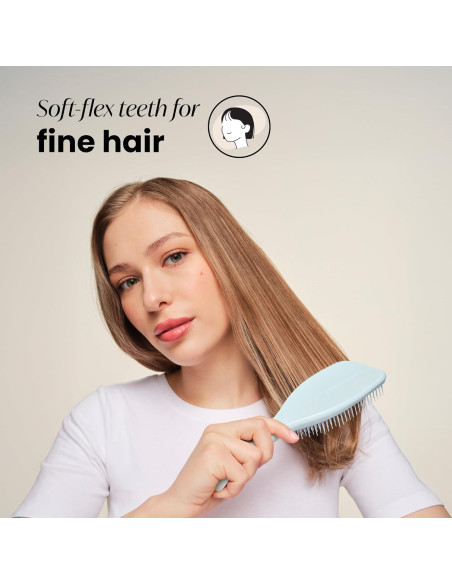 Tangle Teezer Cepillos Desenredadores Fino y Frágil Dúo Azul y Menta
