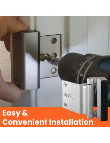 Cerradura de Refuerzo Screw Man para Puerta 800lbs Seguridad