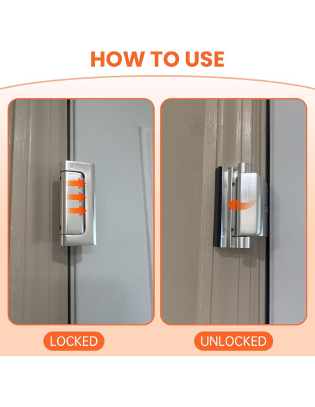 Cerradura de Refuerzo Screw Man para Puerta 800lbs Seguridad