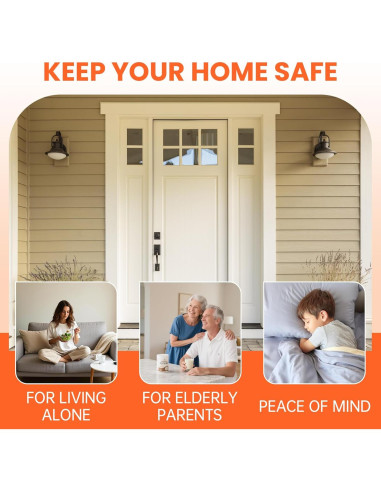 Cerradura de Refuerzo Screw Man para Puerta 800lbs Seguridad