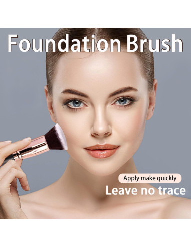 Brocha Kabuki Angulada GFOUNS para Base Líquida y Polvo