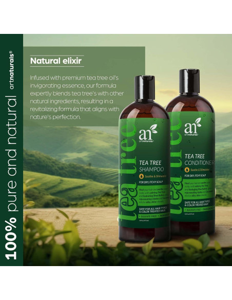 Juego de Champú y Acondicionador ArtNaturals 473ml - Árbol de Té