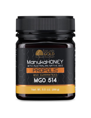 Miel Cruda Manuka Nature's Gold MGO 514+ con Propolis 250g