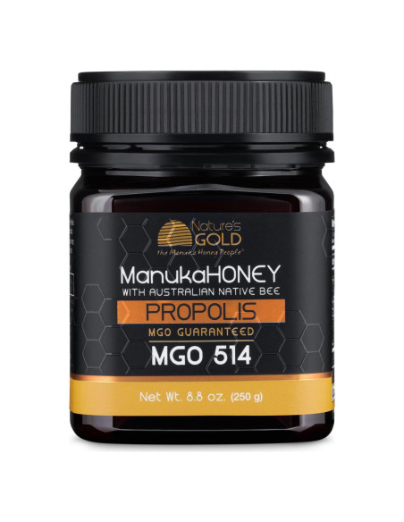 Miel Cruda Manuka Nature's Gold MGO 514+ con Propolis 250g