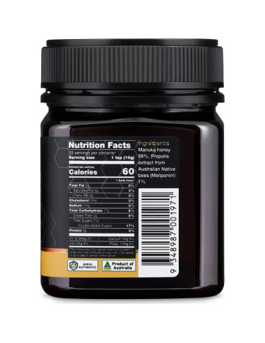 Miel Cruda Manuka Nature's Gold MGO 514+ con Propolis 250g