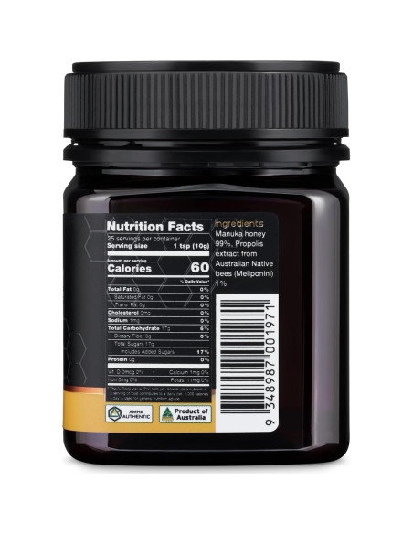 Miel Cruda Manuka Nature's Gold MGO 514+ con Propolis 250g