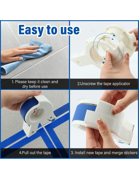 Dispensador de Cinta de Pintor Loyanger Blanco 15x10.4cm